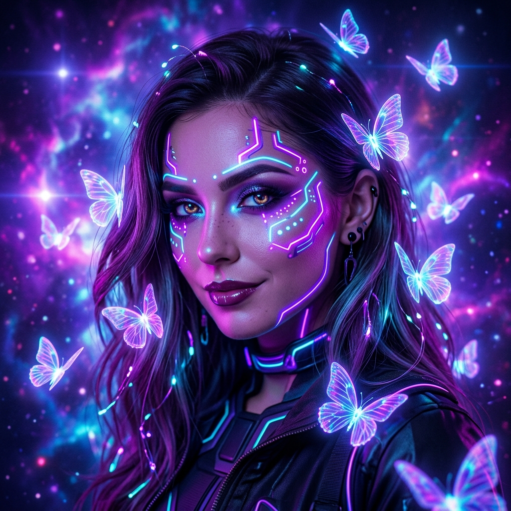 Neon Face Filter